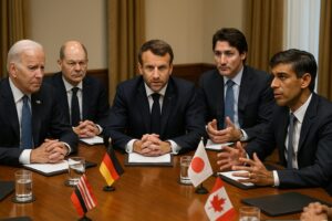 金価格 2025年5月に関係する各国首脳の会議風景